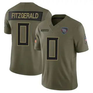 Tennessee Titans Men's Bishop Fitzgerald Limited 2025 Salute to Service Jersey - Olive