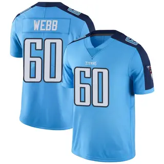 Tennessee Titans Men's Clay Webb Limited Color Rush Jersey - Light Blue