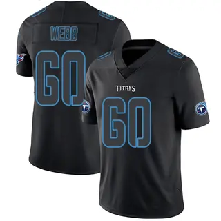 Tennessee Titans Men's Clay Webb Limited Jersey - Black Impact