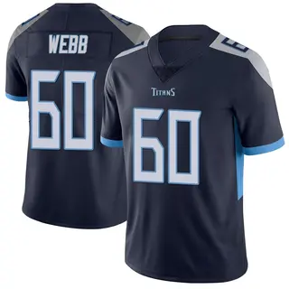 Tennessee Titans Men's Clay Webb Limited Vapor Untouchable Jersey - Navy