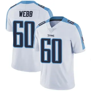 Tennessee Titans Men's Clay Webb Limited Vapor Untouchable Jersey - White