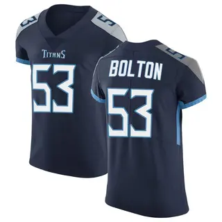Tennessee Titans Men's Curtis Bolton III Elite Vapor Untouchable Jersey - Navy