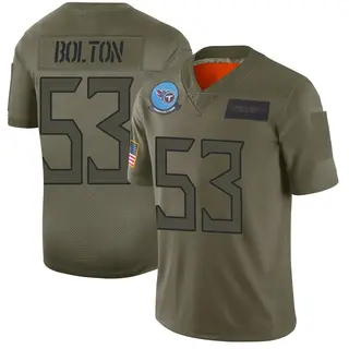 Tennessee Titans Men's Curtis Bolton III Limited 2019 Salute to Service Jersey - Camo
