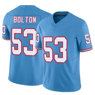 Tennessee Titans Men's Curtis Bolton III Limited Vapor F.U.S.E. Jersey - Light Blue