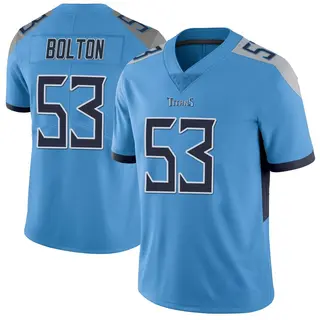 Tennessee Titans Men's Curtis Bolton III Limited Vapor Untouchable Jersey - Light Blue