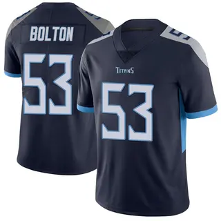 Tennessee Titans Men's Curtis Bolton III Limited Vapor Untouchable Jersey - Navy