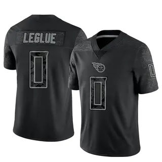Tennessee Titans Men's John Leglue Limited Reflective Jersey - Black