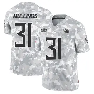 Tennessee Titans Men's Kalel Mullings Limited 2024 Salute to Service Jersey - Arctic Camo