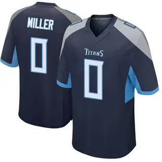 Tennessee Titans Men's Rasheed Miller Game Jersey - Navy