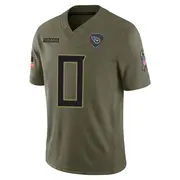 Tennessee Titans Men's Rasheed Miller Limited 2025 Salute to Service Jersey - Olive