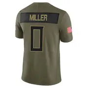 Tennessee Titans Men's Rasheed Miller Limited 2025 Salute to Service Jersey - Olive