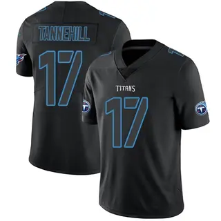Tennessee Titans Men's Ryan Tannehill Limited Jersey - Black Impact
