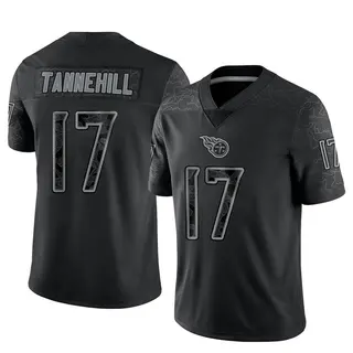 Tennessee Titans Men's Ryan Tannehill Limited Reflective Jersey - Black
