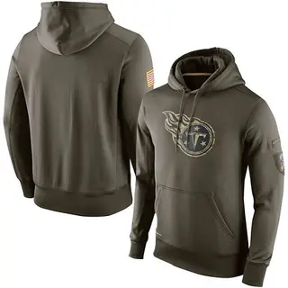Tennessee Titans Men's Salute to Service KO Performance Hoodie - Olive