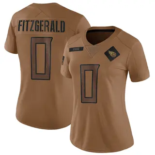 Tennessee Titans Women's Bishop Fitzgerald Limited 2023 Salute To Service Jersey - Brown