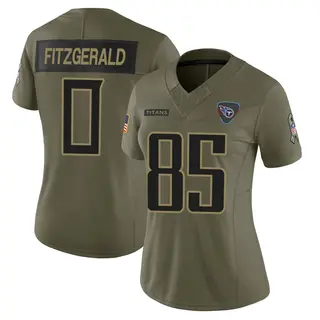 Tennessee Titans Women's Bishop Fitzgerald Limited 2025 Salute to Service Jersey - Olive