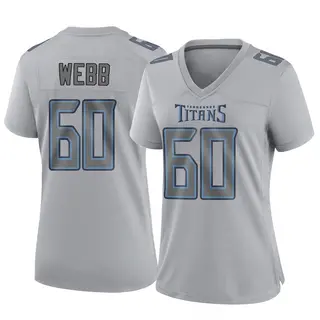 Tennessee Titans Women's Clay Webb Game Atmosphere Fashion Jersey - Gray
