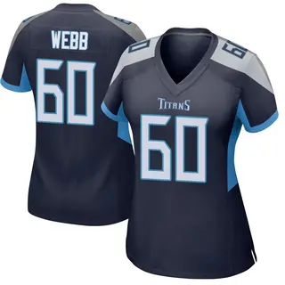 Tennessee Titans Women's Clay Webb Game Jersey - Navy