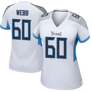 Tennessee Titans Women's Clay Webb Game Jersey - White