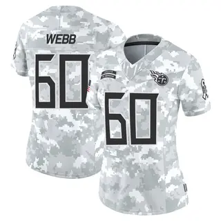 Tennessee Titans Women's Clay Webb Limited 2024 Salute to Service Jersey - Arctic Camo