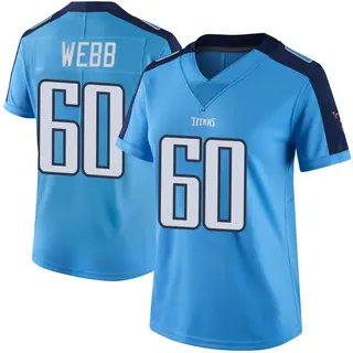Tennessee Titans Women's Clay Webb Limited Color Rush Jersey - Light Blue