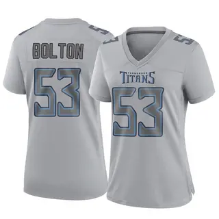Tennessee Titans Women's Curtis Bolton III Game Atmosphere Fashion Jersey - Gray