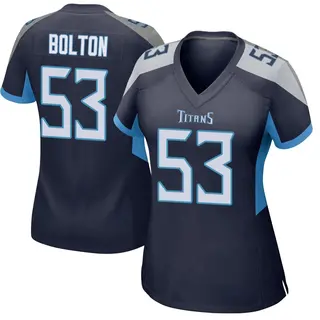 Tennessee Titans Women's Curtis Bolton III Game Jersey - Navy