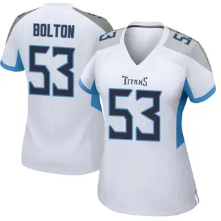 Tennessee Titans Women's Curtis Bolton III Game Jersey - White