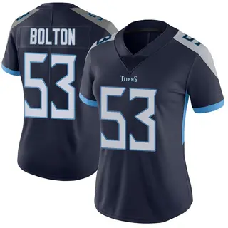 Tennessee Titans Women's Curtis Bolton III Limited Vapor Untouchable Jersey - Navy