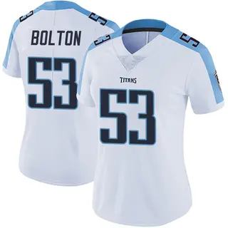 Tennessee Titans Women's Curtis Bolton III Limited Vapor Untouchable Jersey - White