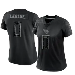Tennessee Titans Women's John Leglue Limited Reflective Jersey - Black