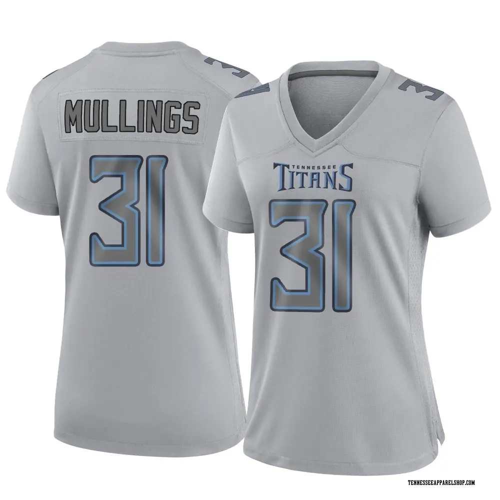 Tennessee Titans Women's Kalel Mullings Game Atmosphere Fashion Jersey - Gray