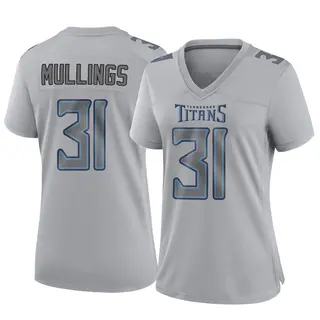 Tennessee Titans Women's Kalel Mullings Game Atmosphere Fashion Jersey - Gray