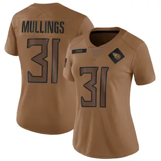 Tennessee Titans Women's Kalel Mullings Limited 2023 Salute To Service Jersey - Brown
