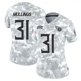 Tennessee Titans Women's Kalel Mullings Limited 2024 Salute to Service Jersey - Arctic Camo