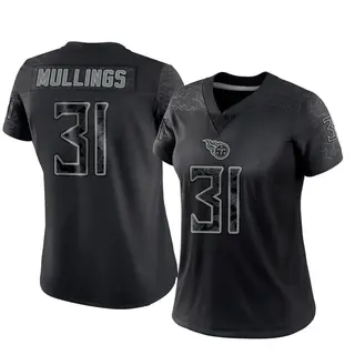 Tennessee Titans Women's Kalel Mullings Limited Reflective Jersey - Black