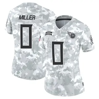 Tennessee Titans Women's Rasheed Miller Limited 2024 Salute to Service Jersey - Arctic Camo