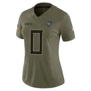 Tennessee Titans Women's Rasheed Miller Limited 2025 Salute to Service Jersey - Olive
