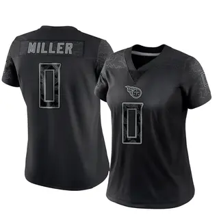 Tennessee Titans Women's Rasheed Miller Limited Reflective Jersey - Black