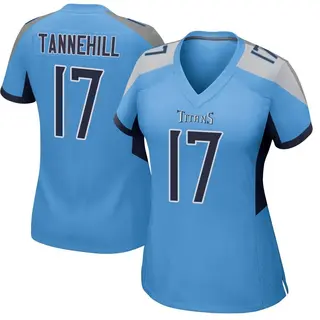 Tennessee Titans Women's Ryan Tannehill Game Jersey - Light Blue