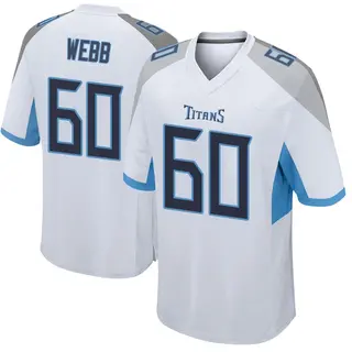 Tennessee Titans Youth Clay Webb Game Jersey - White