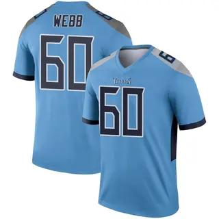Tennessee Titans Youth Clay Webb Legend Jersey - Light Blue