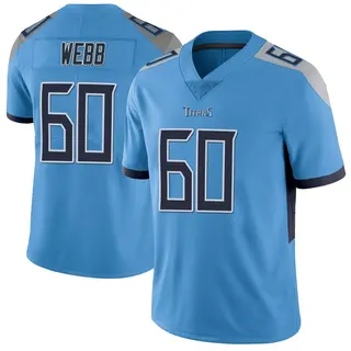 Tennessee Titans Youth Clay Webb Limited Vapor Untouchable Jersey - Light Blue