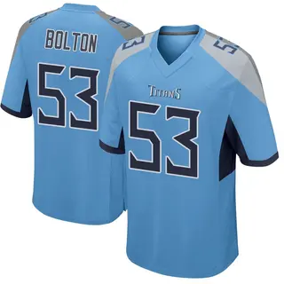 Tennessee Titans Youth Curtis Bolton III Game Jersey - Light Blue