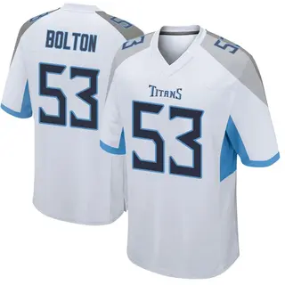 Tennessee Titans Youth Curtis Bolton III Game Jersey - White