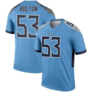 Tennessee Titans Youth Curtis Bolton III Legend Jersey - Light Blue