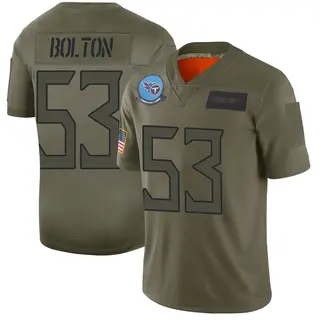 Tennessee Titans Youth Curtis Bolton III Limited 2019 Salute to Service Jersey - Camo