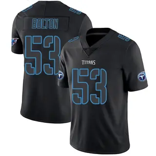 Tennessee Titans Youth Curtis Bolton III Limited Jersey - Black Impact