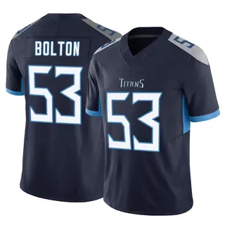 Tennessee Titans Youth Curtis Bolton III Limited Vapor F.U.S.E. Jersey - Navy