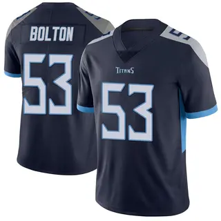 Tennessee Titans Youth Curtis Bolton III Limited Vapor Untouchable Jersey - Navy